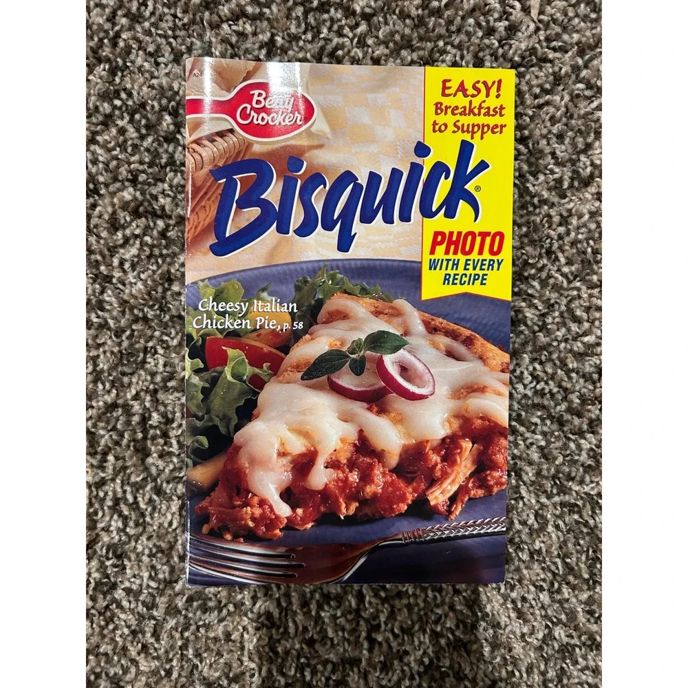 Betty Crocker Bisquick Kellogg Crispix Recipe Cookbooks‎ Lot Vintage Kitchen